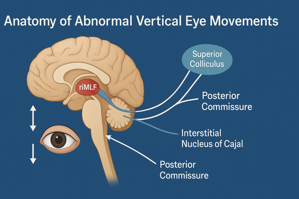 Anatomy of Abnormal Vertical Eye Movements Nystagmus